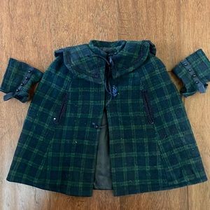 Pleasant Company Samantha Plaid Cape & Gaitors